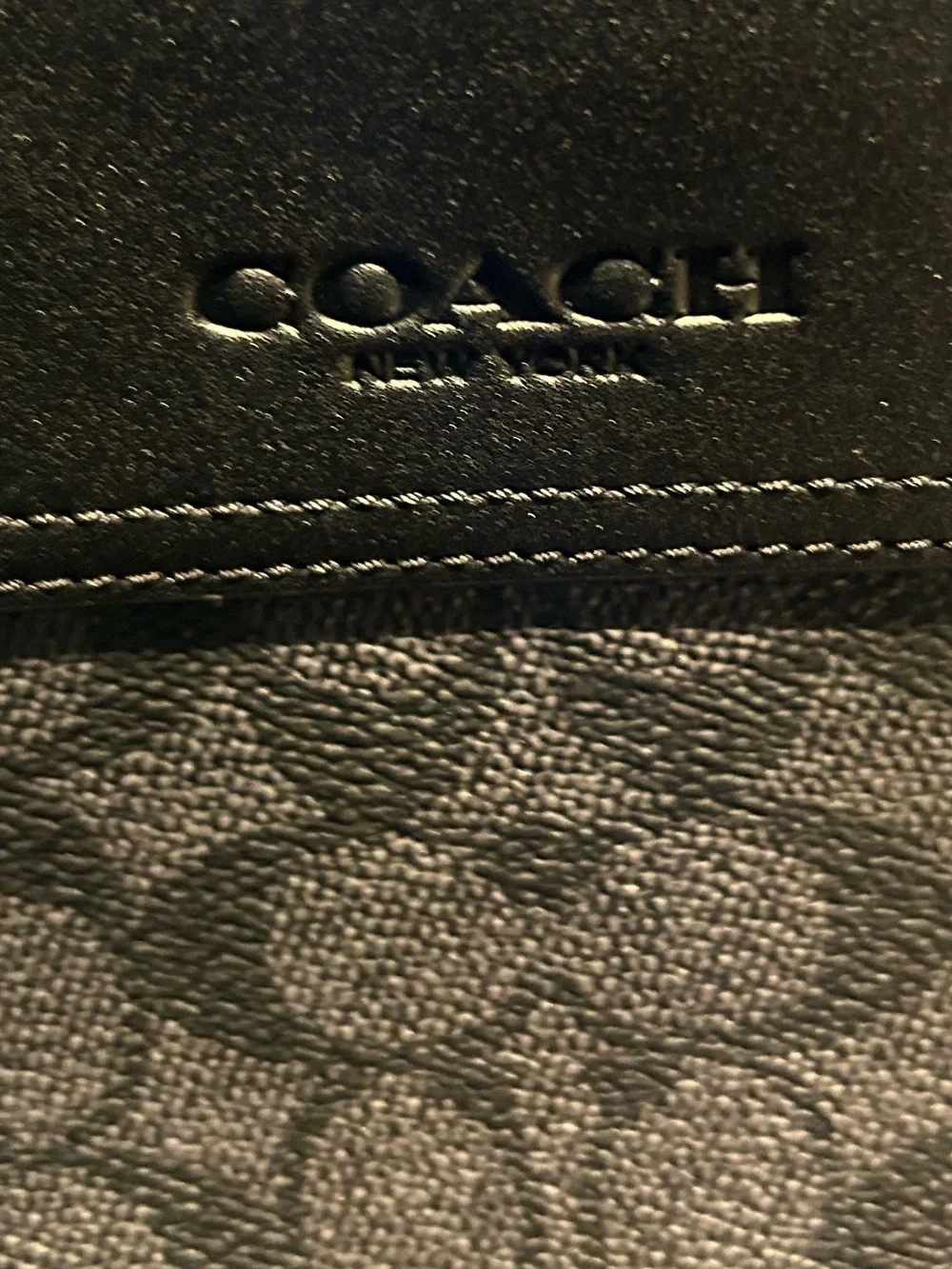 Coach Graham Black Signature C Crossbody Bag